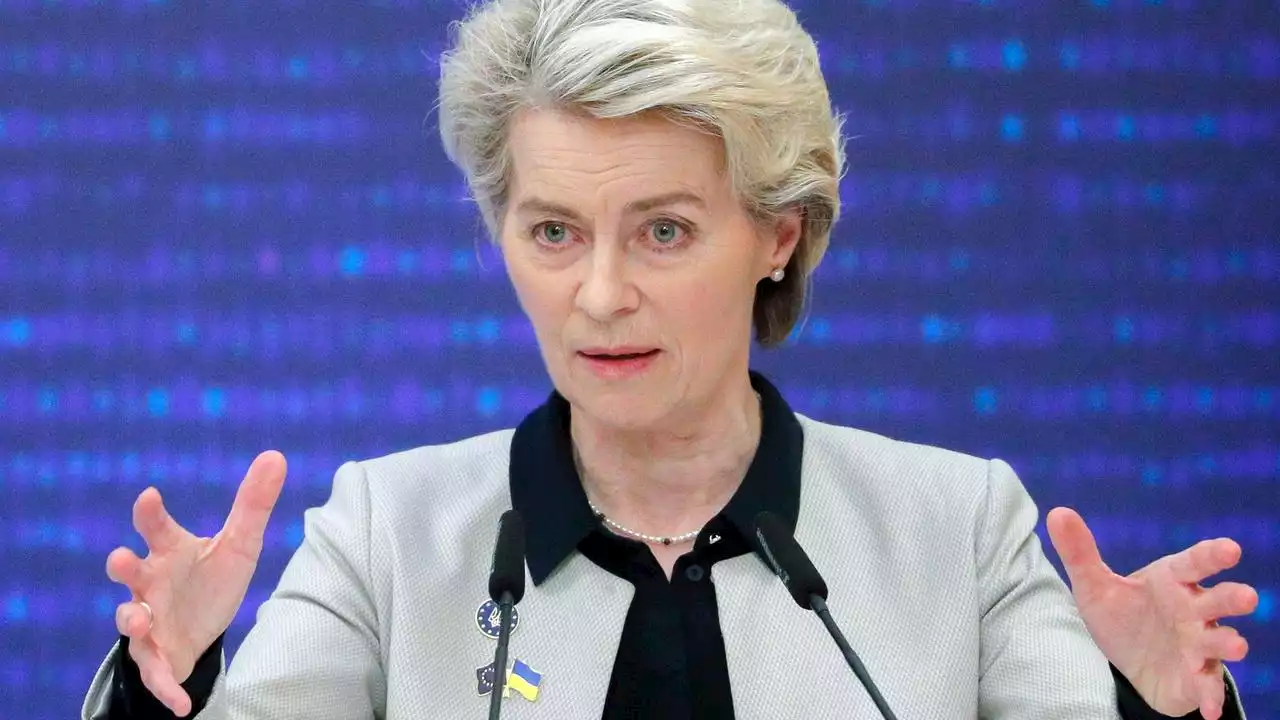 Europatag in der Ukraine: Von der Leyen in Kiew angekommen