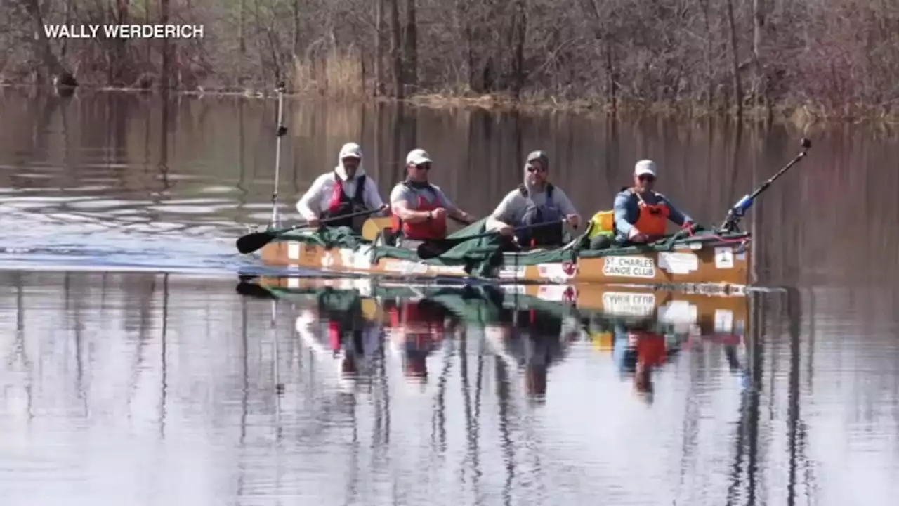 Yorkville man part of canoe team that may have set Mississippi River record