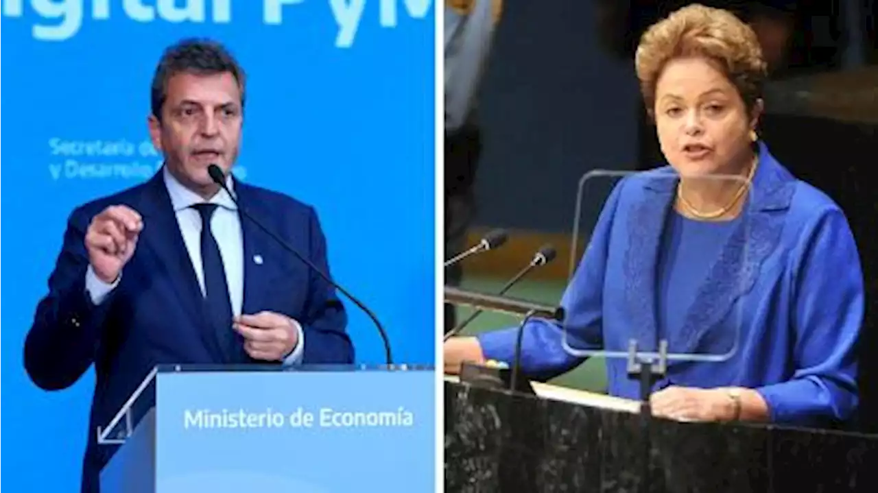 Massa se reúne con Rousseff y se define si banco del Brics puede dar ayuda financiera a la Argentina