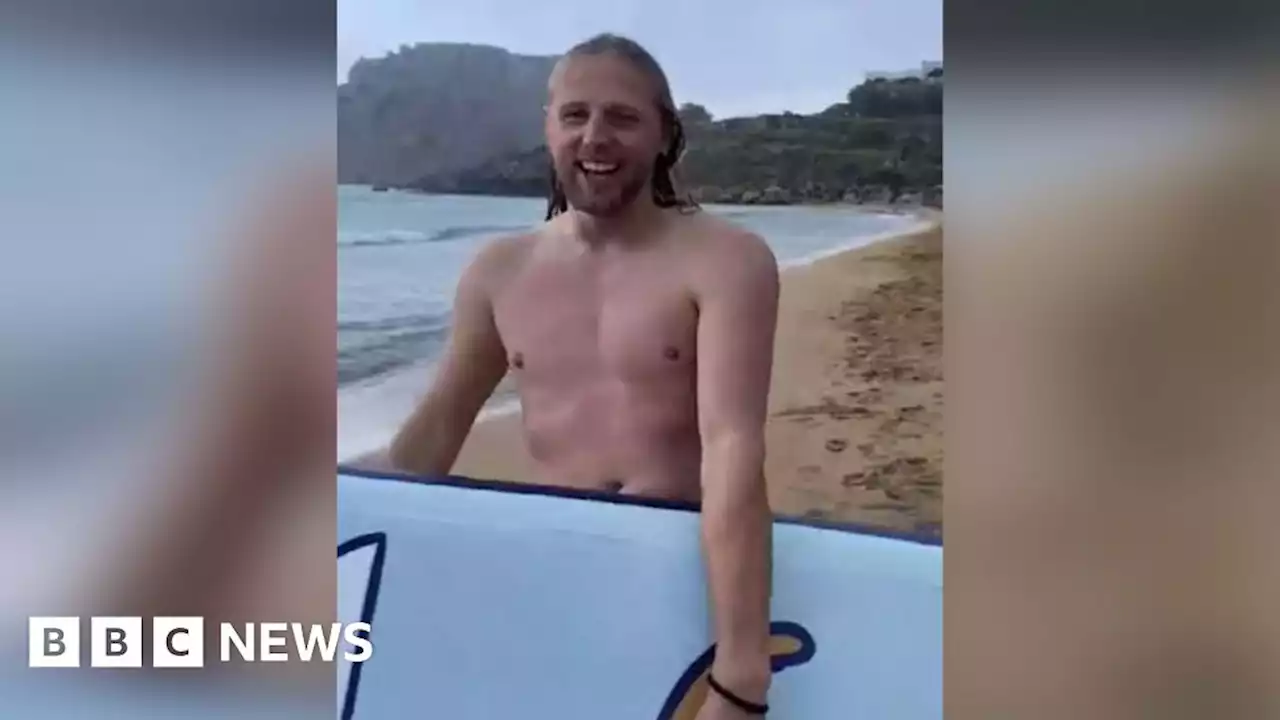 Lightning-strike paddleboarder was on beach, says dad