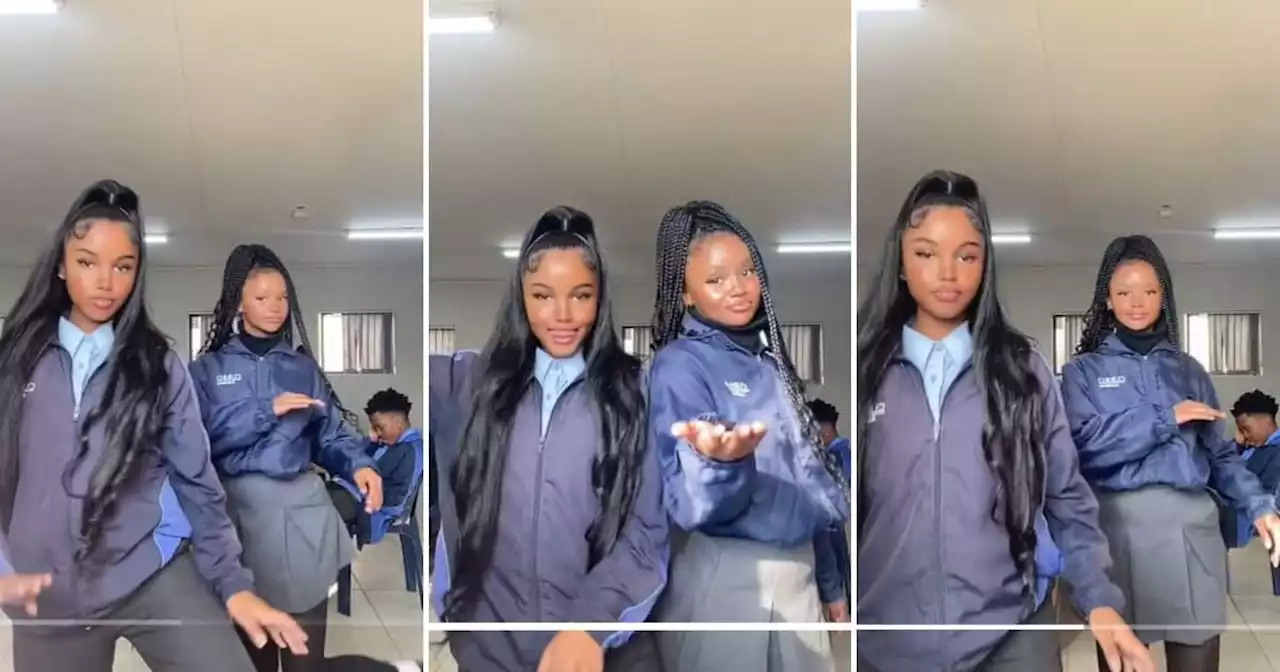 Stunning Curro pupils with lace wigs and braids dance to amapiano in viral clip