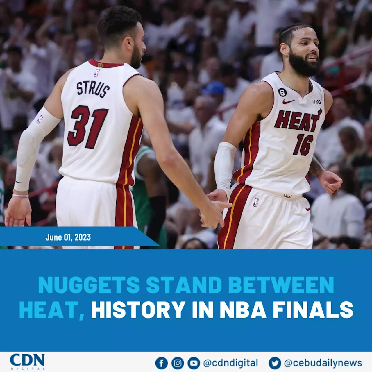 Nuggets stand between Heat, history in NBA Finals