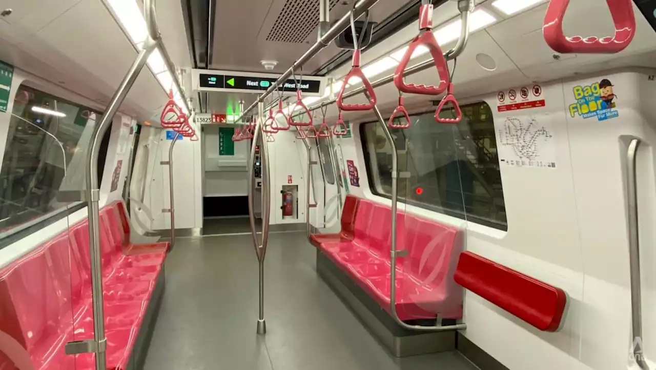 More cabin space on new North-South, East-West Line MRT trains; first batch rolled out from June