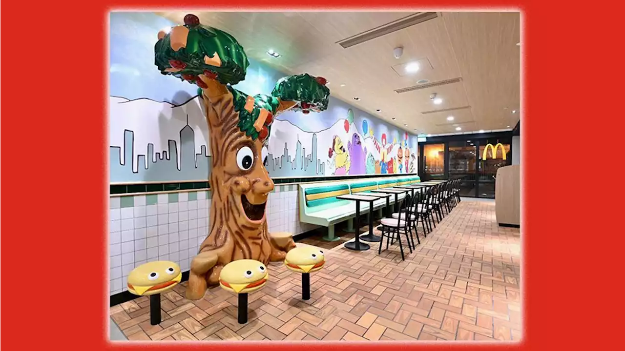 This delightfully retro McDonald’s interior is a trip down memory lane