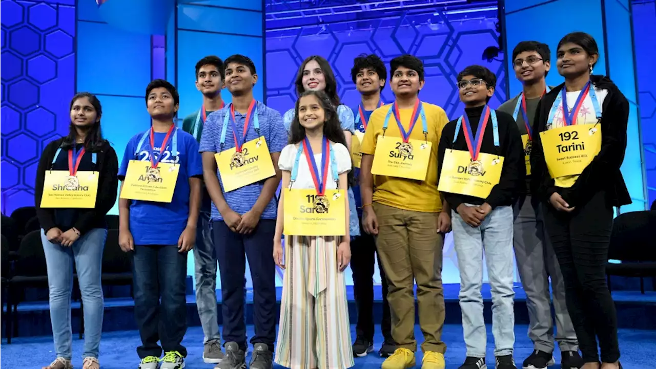 Scripps National Spelling Bee finalists flex their knowledge quietly