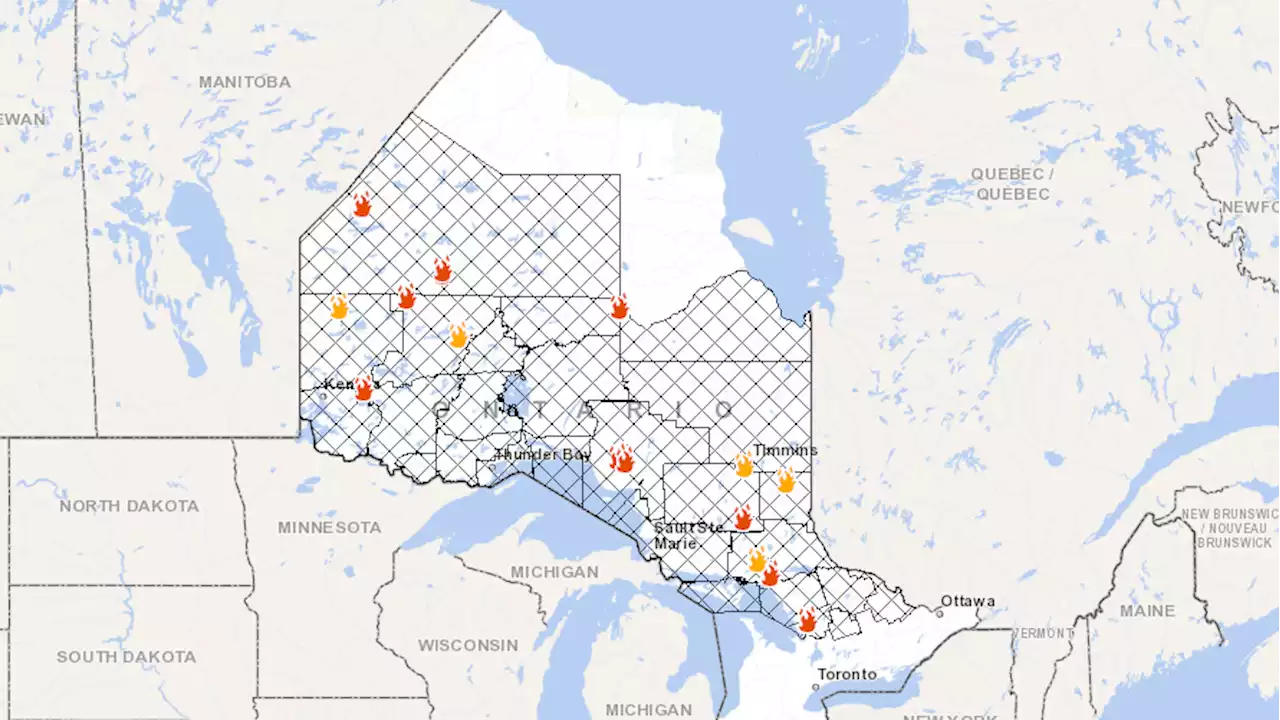 Large part of Ontario now under provincial fire ban