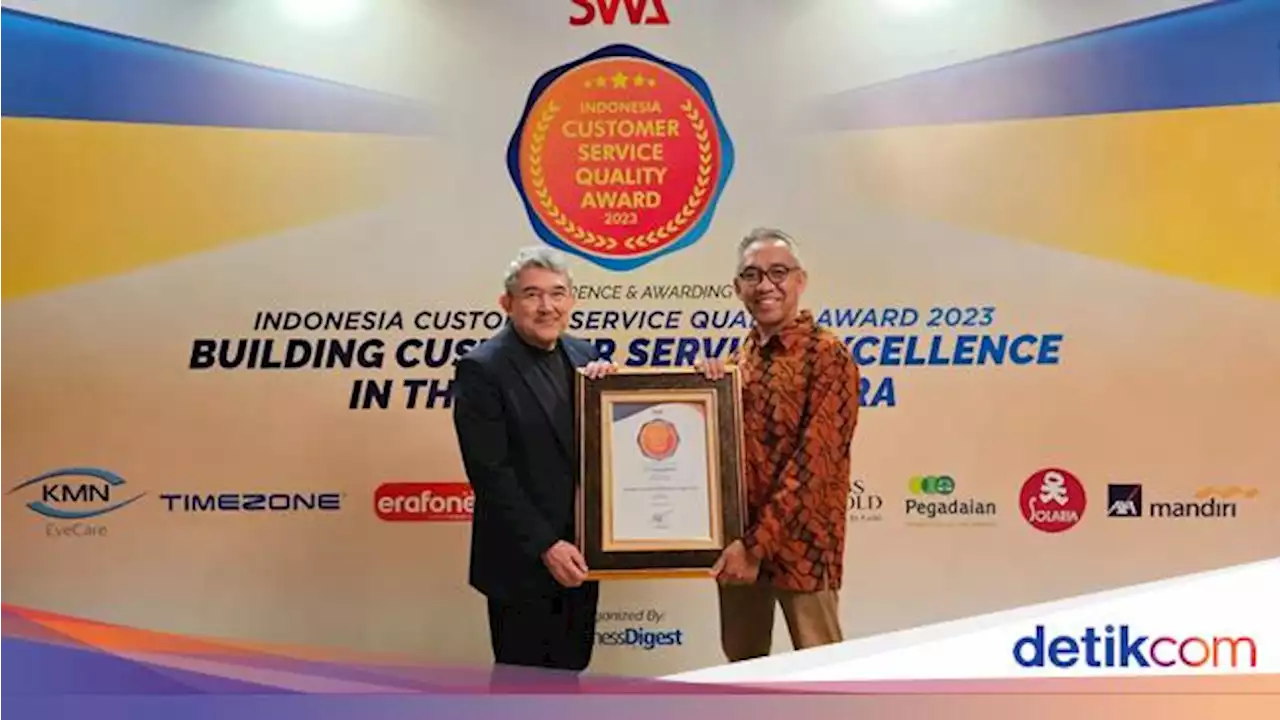 Karyawan Pegadaian Raih Indonesia Customer Service Quality Award 2023