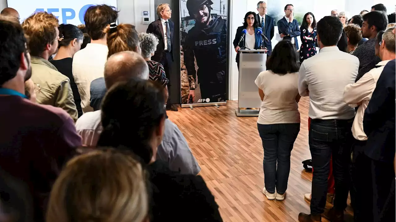 Un hommage au journaliste Arman Soldin, tué en Ukraine, organisé à l'Agence France-Presse