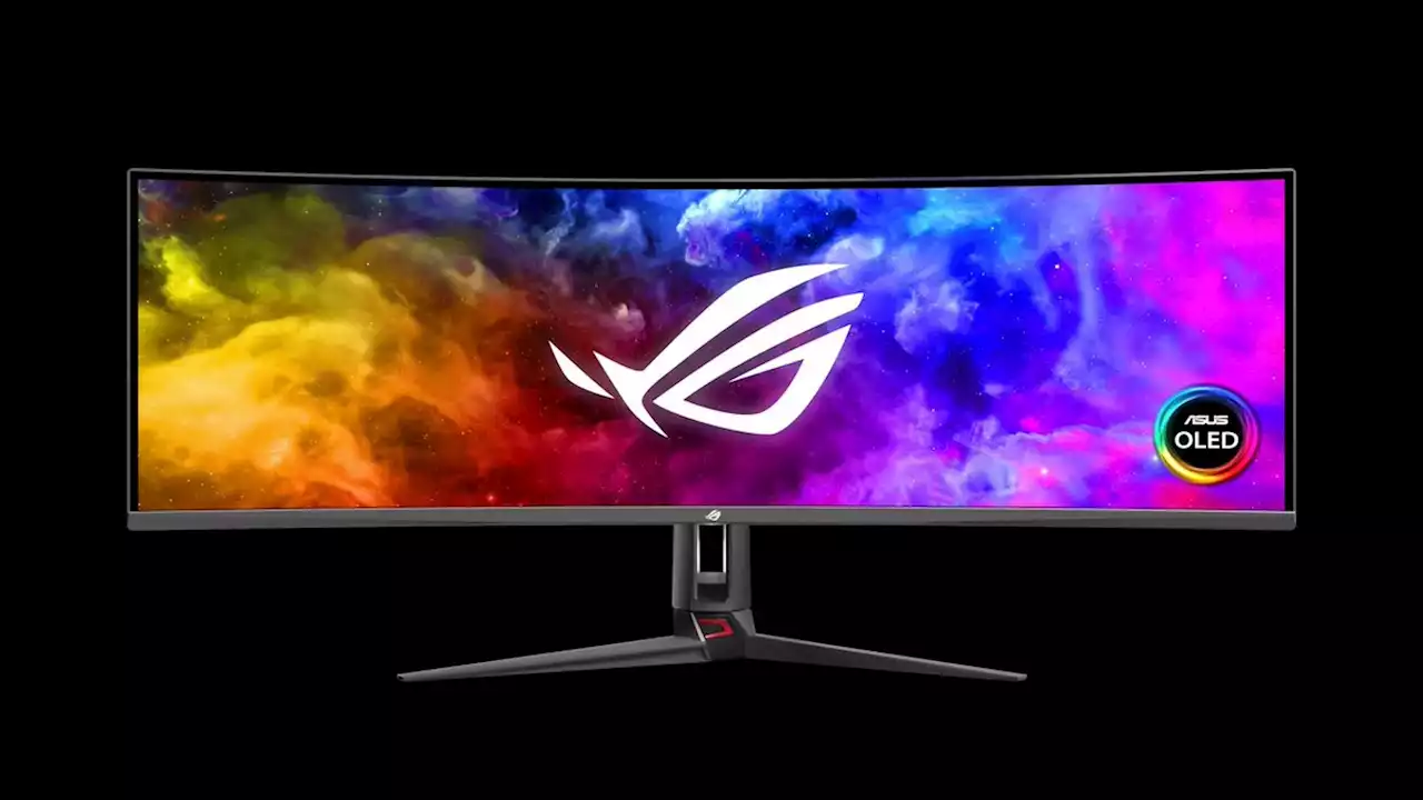 Neuer OLED-Monitor: Asus präsentiert 49-Zoll-Bildschirm, an dem ihr zwei PCs anschließend könnt