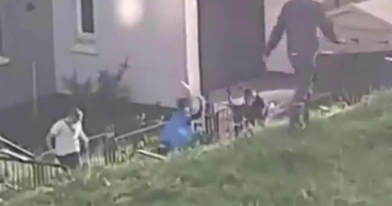 Video of Glasgow 'machete gang attack' emerges as man critical in hospital