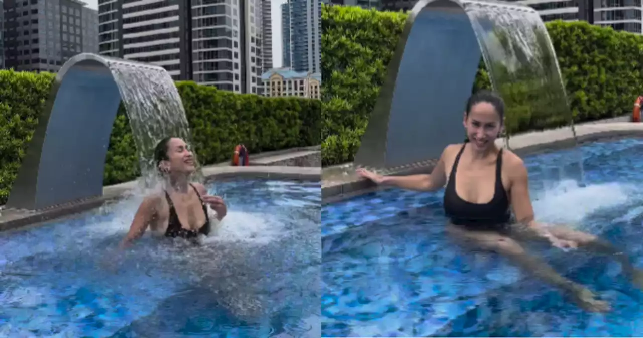 How to de-stress? Ina Raymundo says water massage!