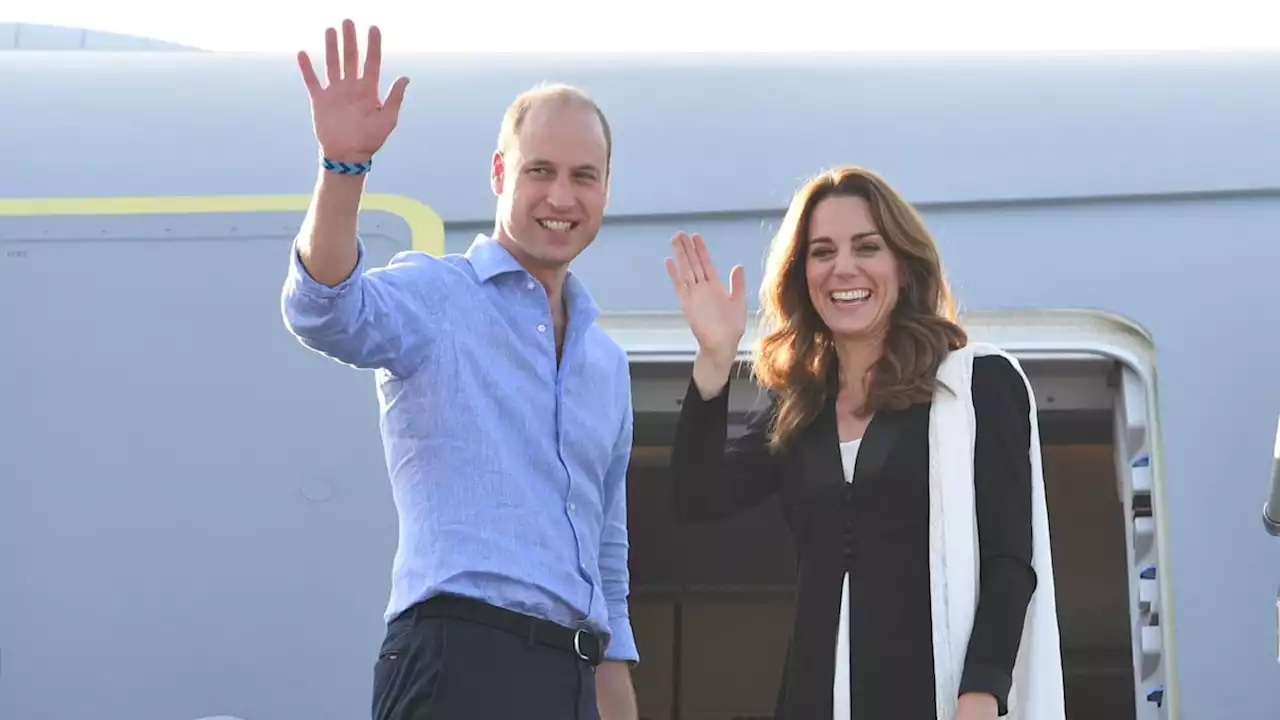 The Prince and Princess of Wales arrive in Jordan ahead of Prince Hussein and Rajwa's royal wedding