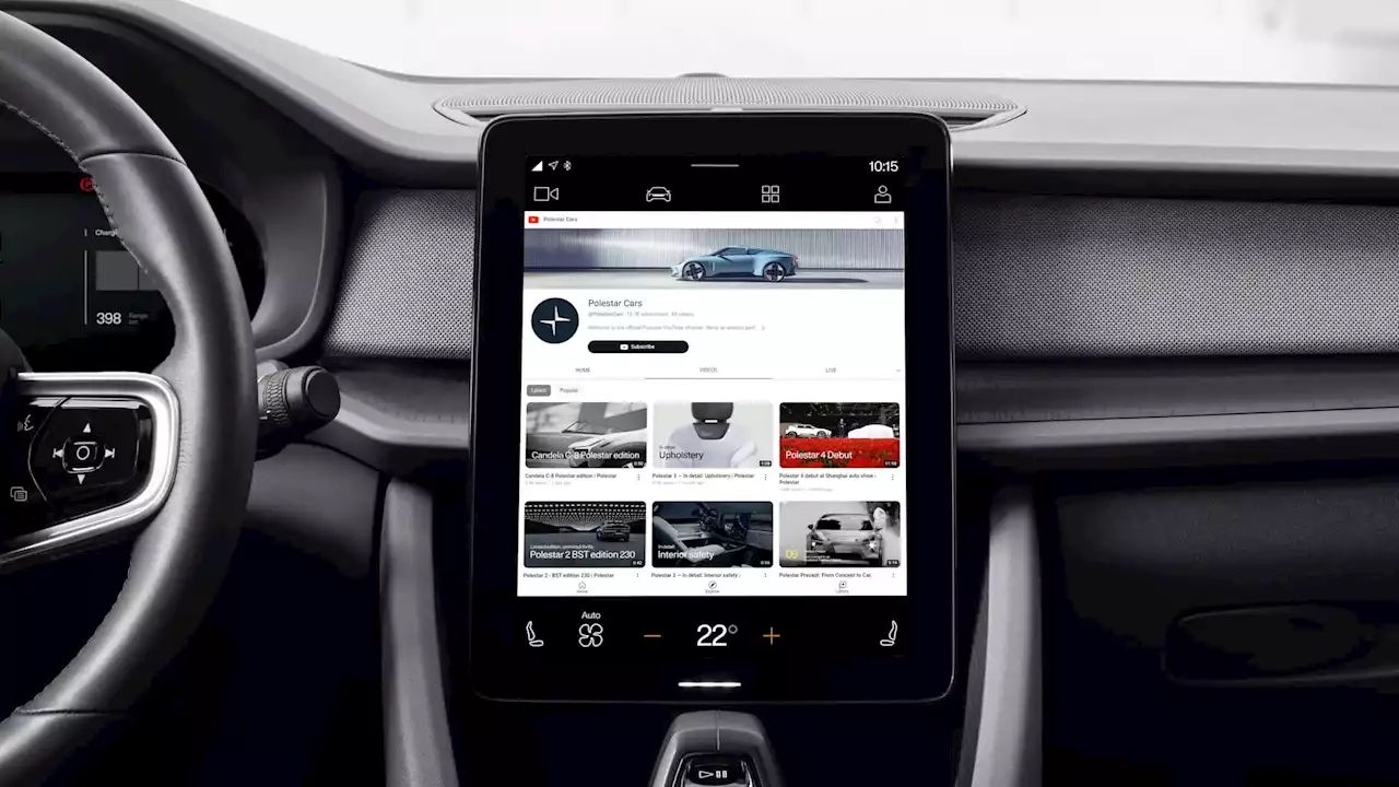 Polestar 2 OTA Update Adds YouTube Integration
