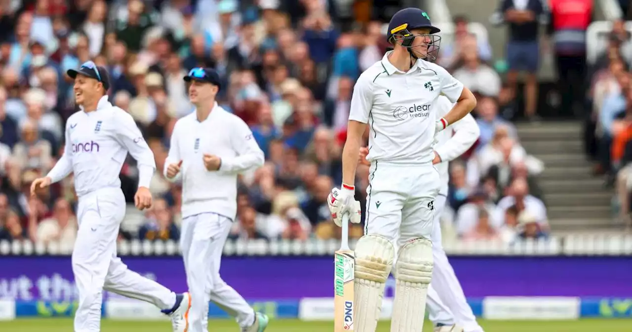 England in commanding position as Ireland toil on day one at Lord’s