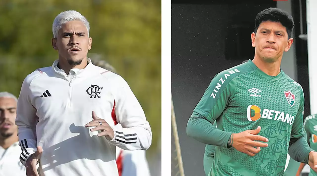 Goleadores de Flamengo e Fluminense, Pedro e Cano tentam desencantar em meio ao período de seca