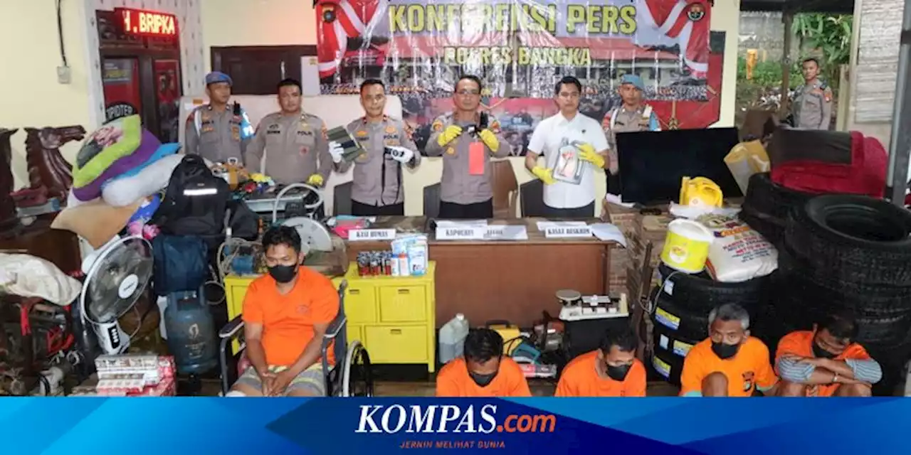 Komplotan Perampok Bersenjata Api di Babel Ditangkap, Mengaku 18 Kali Beraksi