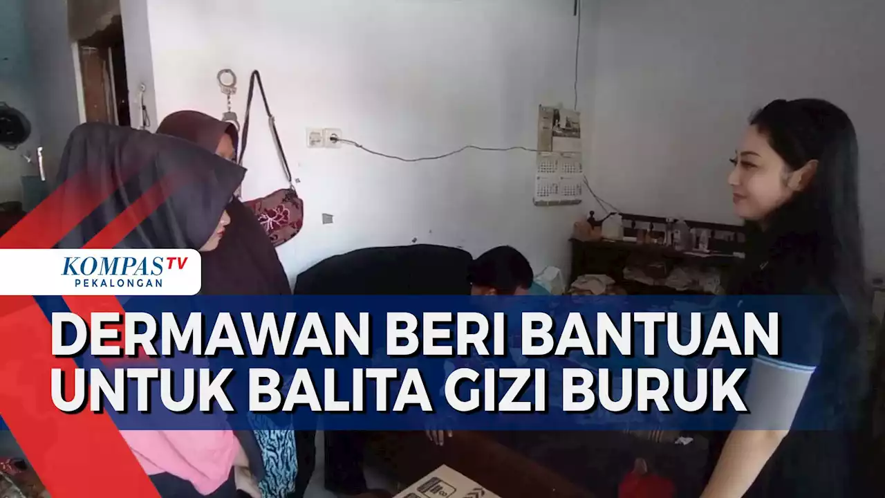 Dermawan Berikan Bantuan untuk Balita Penderita Gizi Buruk di Tegal