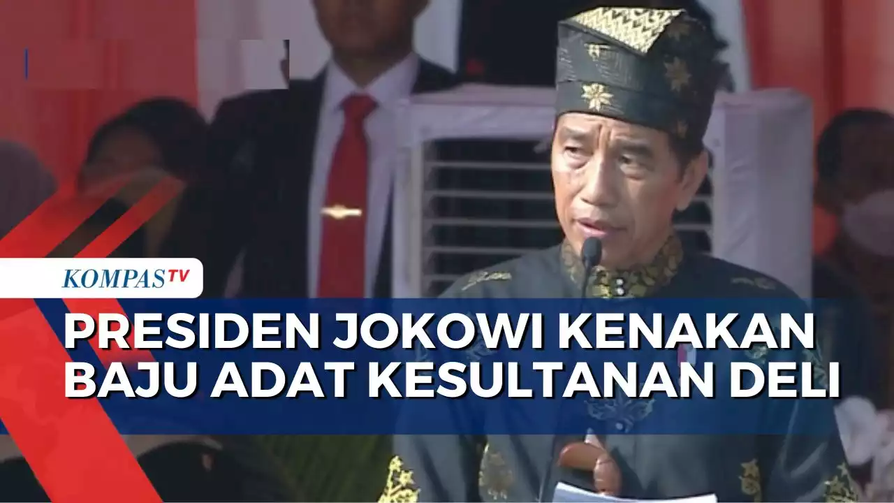 Pimpin Upacara Hari Lahir Pancasila, Jokowi Kenakan Baju Adat Deli Serdang