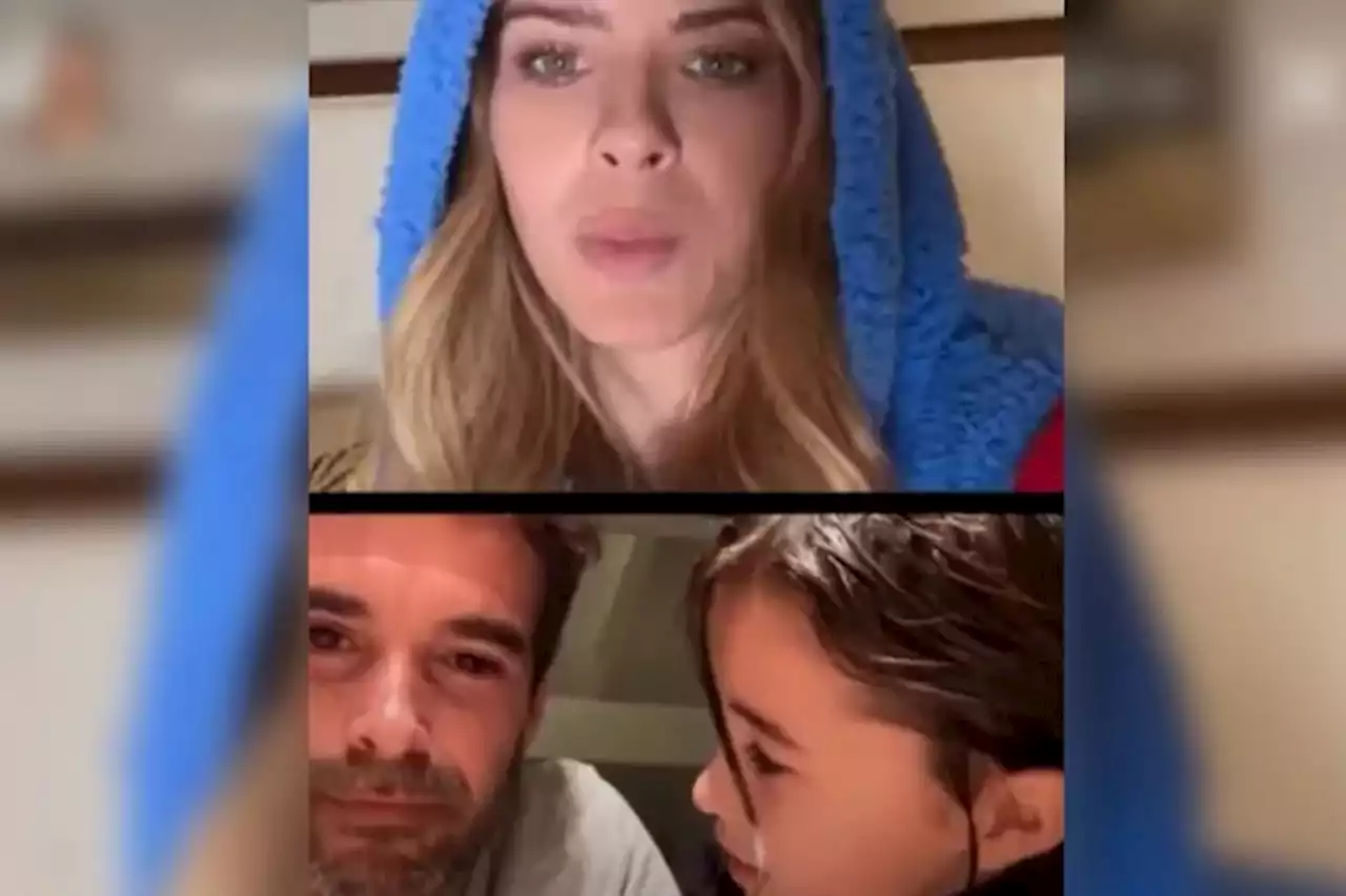 La China Suárez y Nicolás Cabré compartieron un desopilante vivo junto a su hija Rufina, pero el actor terminó cortando