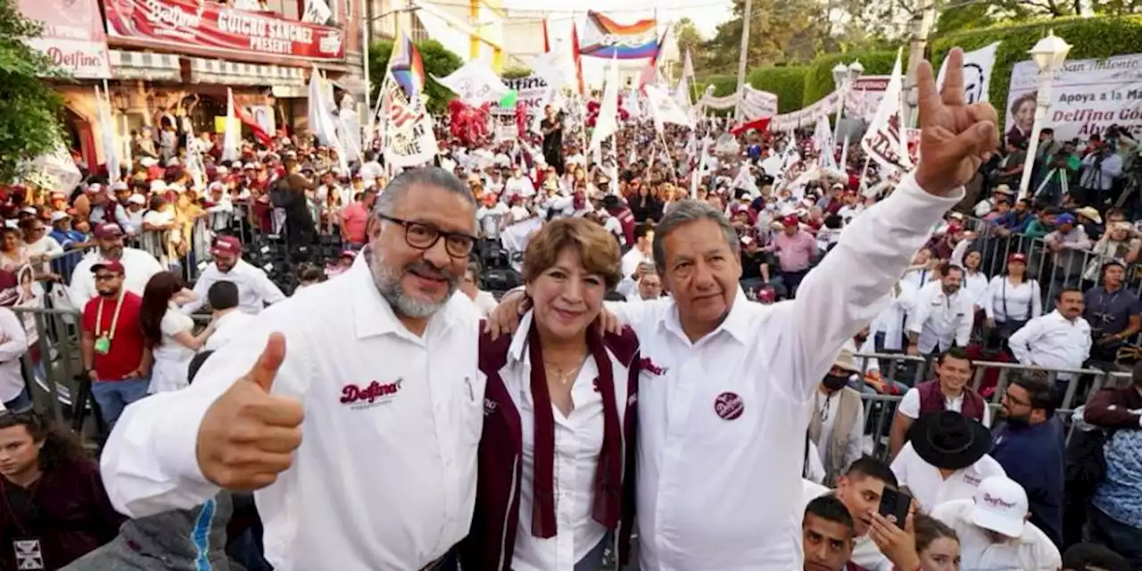 Delfina Gómez llama a votar y a arrasar en la elección del Estado de México