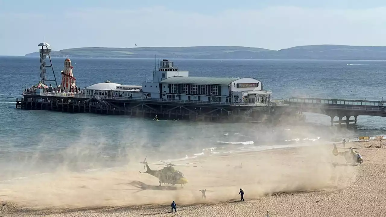 Girl, 12, and boy, 17, dead following major incident off Bournemouth beach