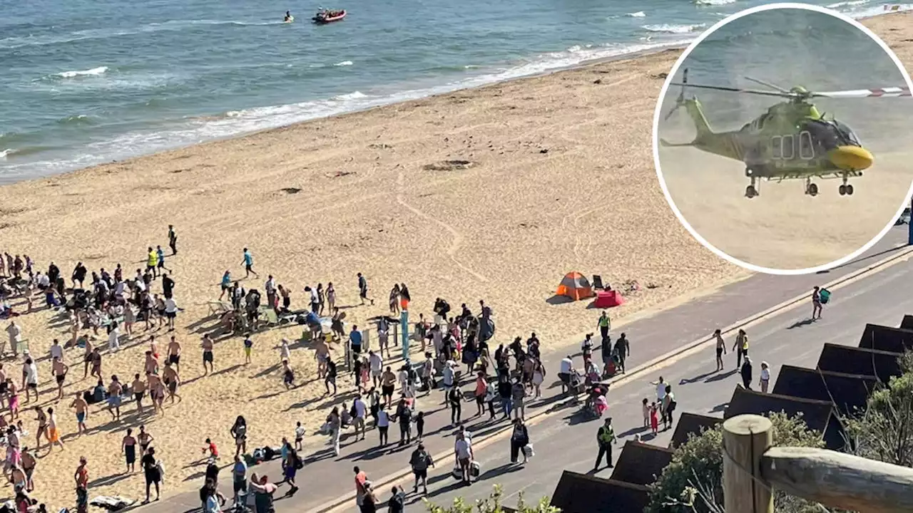 Waves from 'vessel' may have caused deaths of girl, 12, and boy, 17 at Bournemouth beach