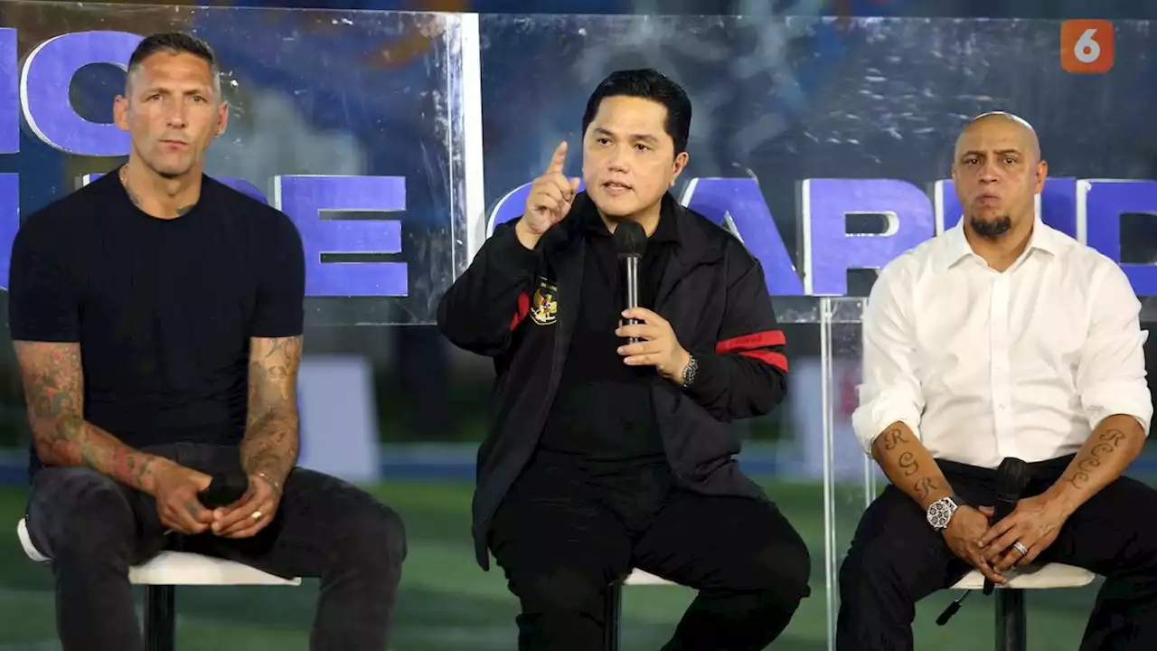 Roberto Carlos cs Jadi Pelatih Pemain U-16 di Fourfeo, Erick Thohir: Semoga Jadi Pelajaran Berharga