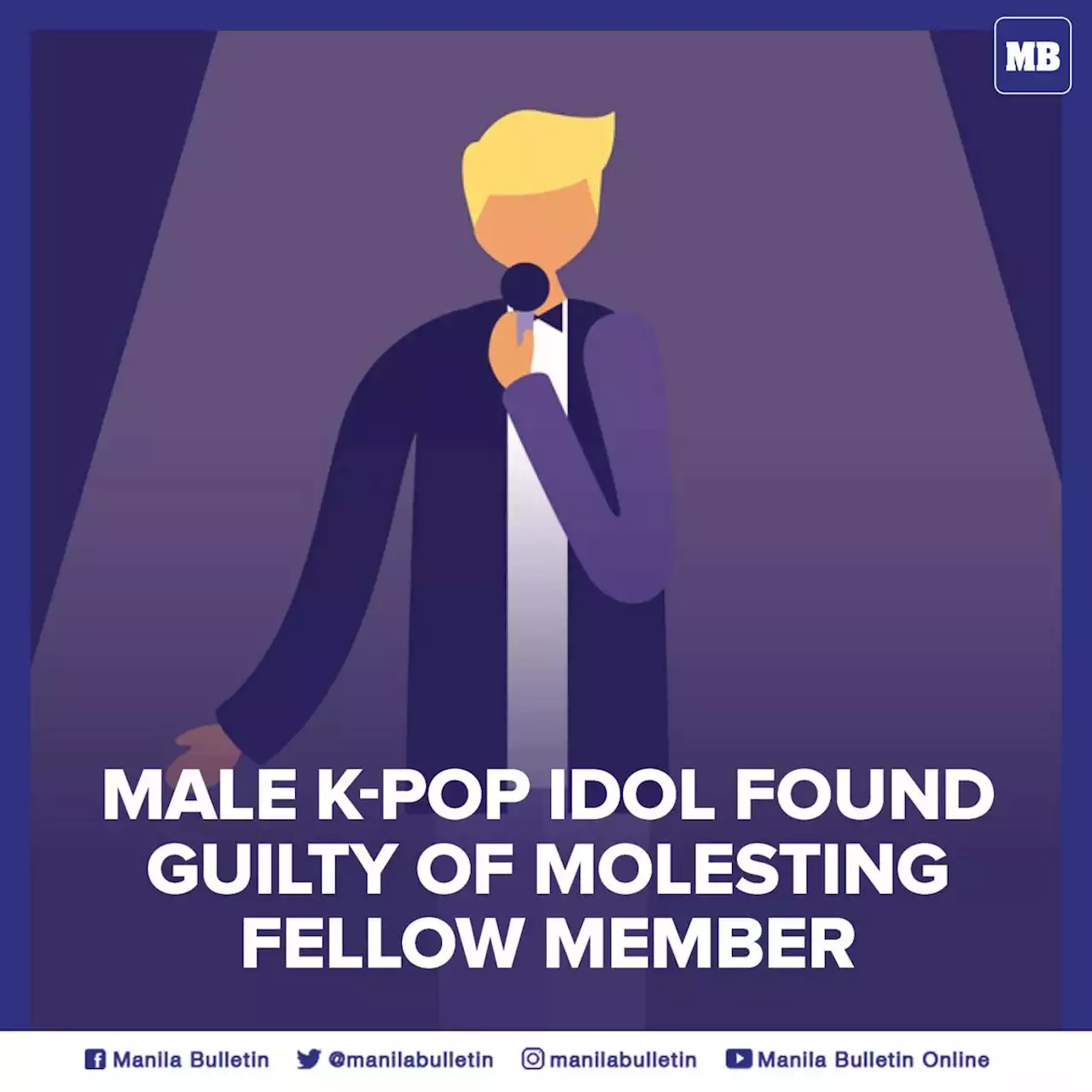 Male K-pop idol found guilty of molesting fellow member