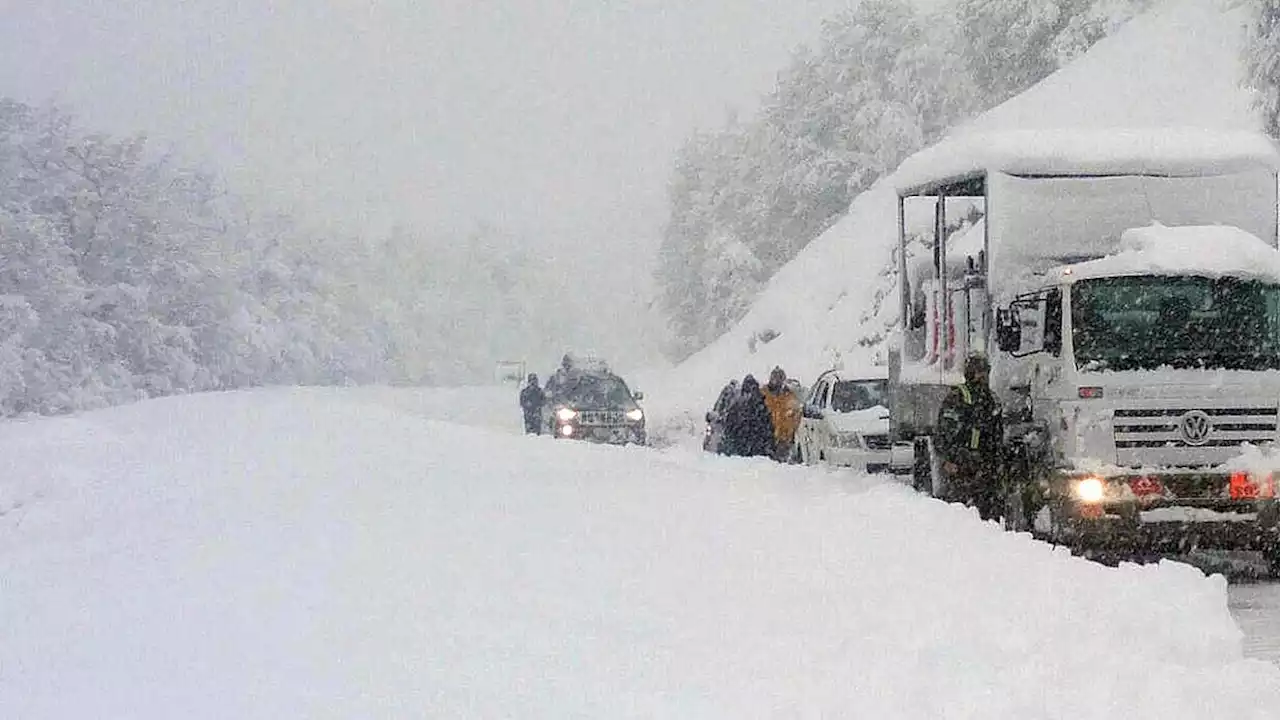 Alerta por nieve en tres provincias