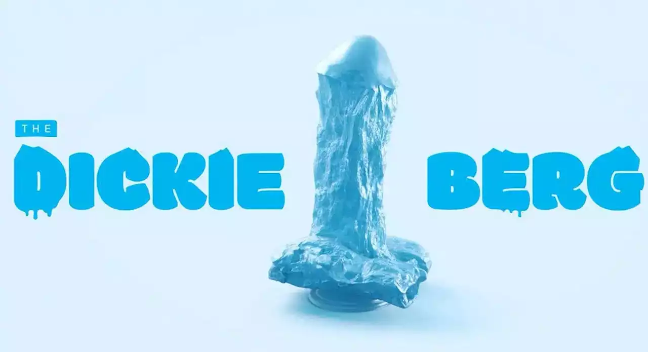 Este dildo es un clon de un iceberg (100% real) con forma de pene