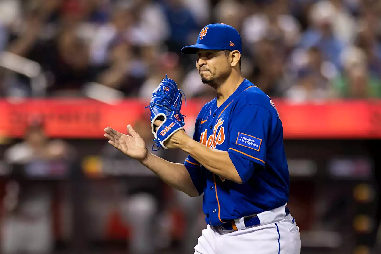 Mets’ Carlos Carrasco was so effective that he hid in the bathroom