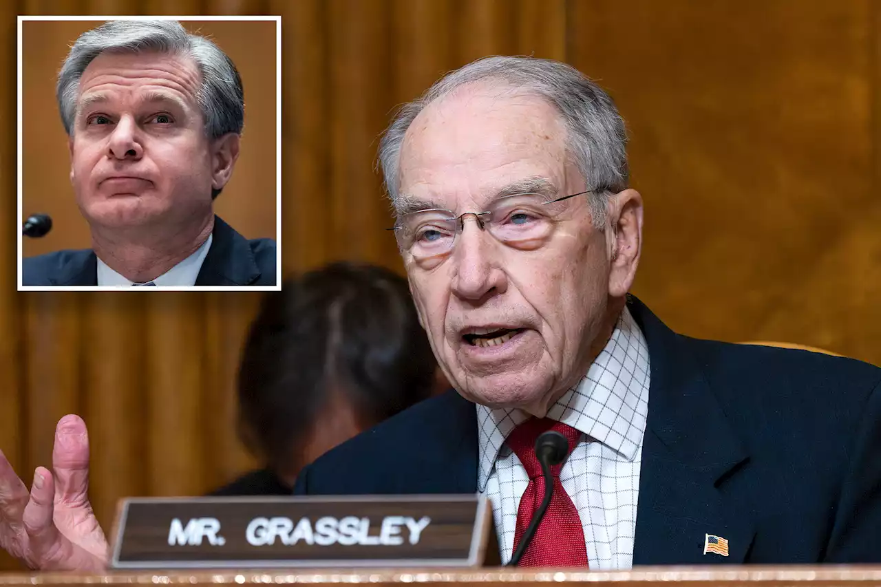 Sen. Chuck Grassley warns FBI’s Wray over Biden file offer: ‘Not good enough’