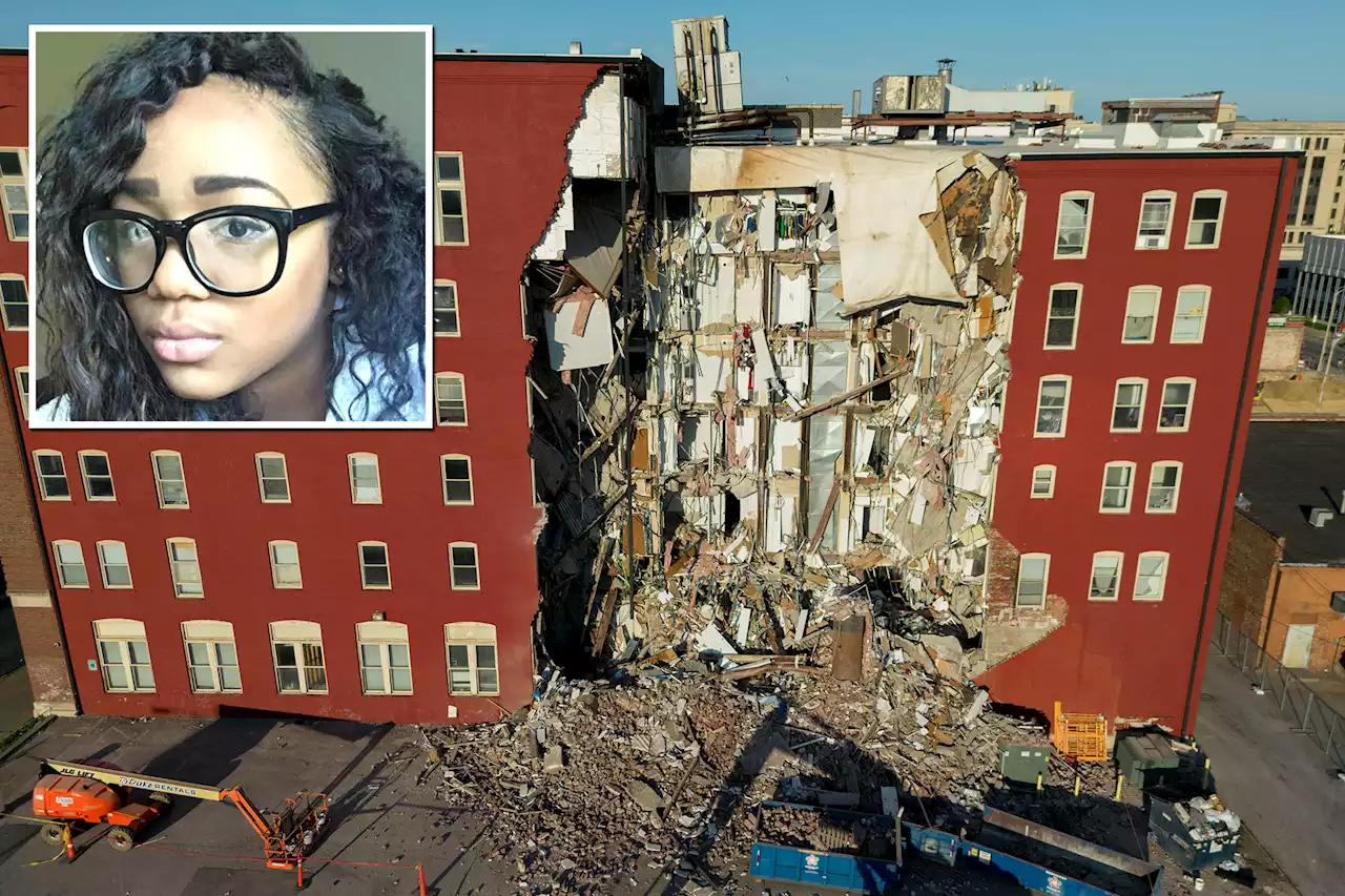 Woman has leg amputated to free her from collapsed Iowa building