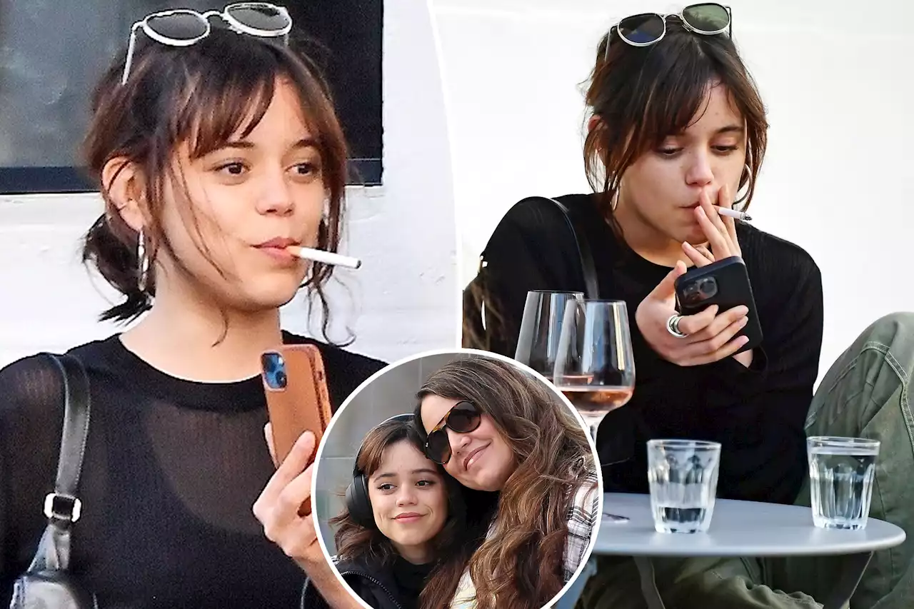 Jenna Ortega’s mom posts about dangers of smoking after daughter is seen puffing cigarette