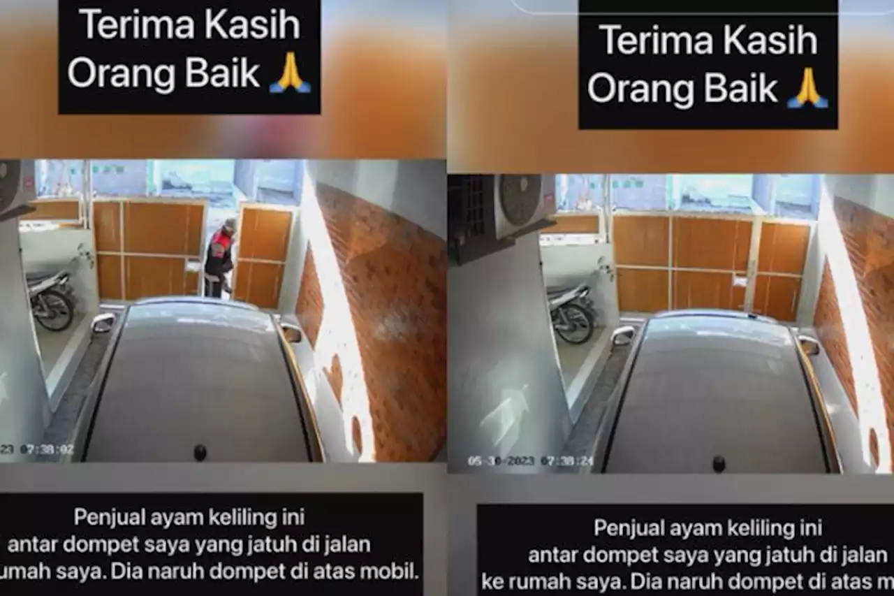 Viral Momen Pedagang Ayam Kembalikan Dompet yang Jatuh ke Pemilik, Ditinggal Meski Tak Ada Orang di Rumah