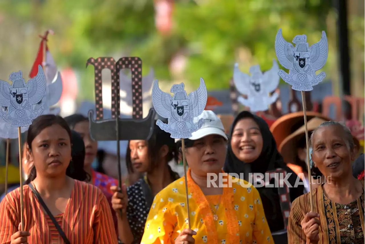 Kirab Garuda Peringatan Hari Lahir Pancasila di Bantul |Republika Online