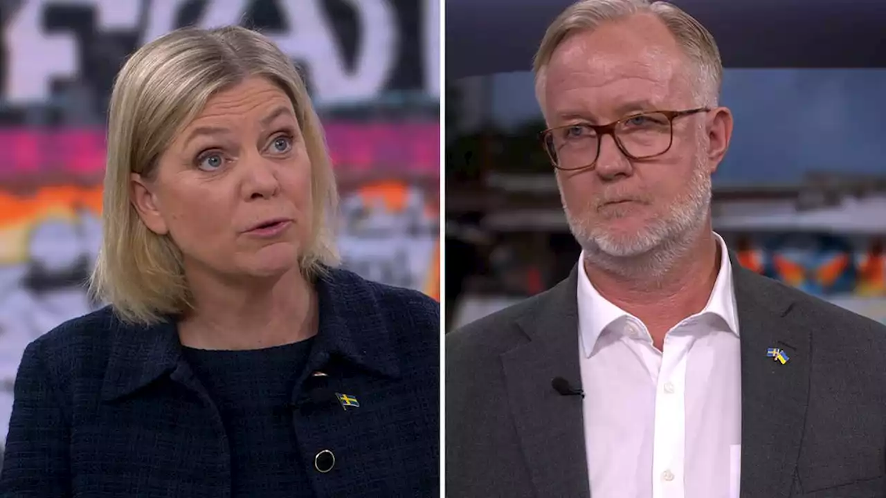 Fullt av pikar när Andersson (S) och Pehrson (L) möts i debatt: ”Du hade fått F”