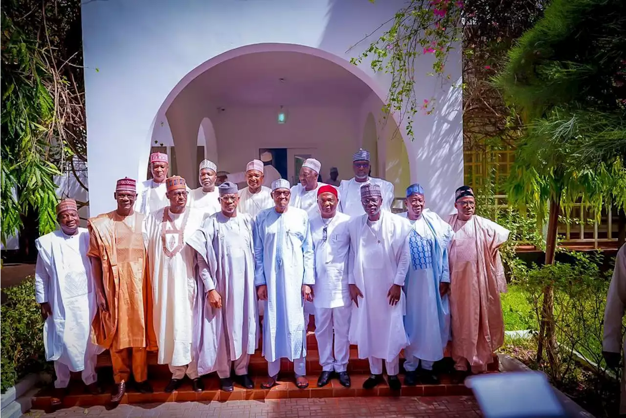 PHOTOS: Uzodinma, Sanwo-Olu, Bala Mohammed visit Buhari in Daura | TheCable