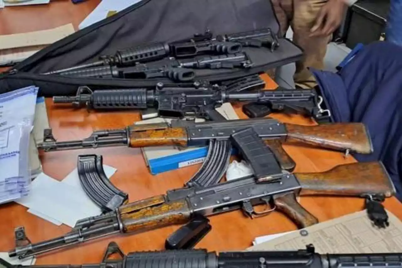 Police nab fake security guards with AK-47s and live ammunition | The Citizen