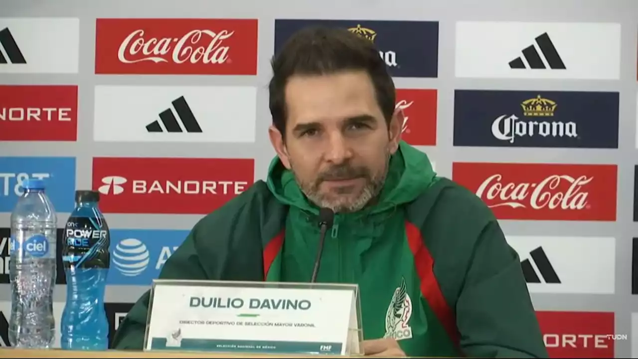 Duilio Davino ve obligación en Selección Mexicana de ganar Nations League y Copa Oro