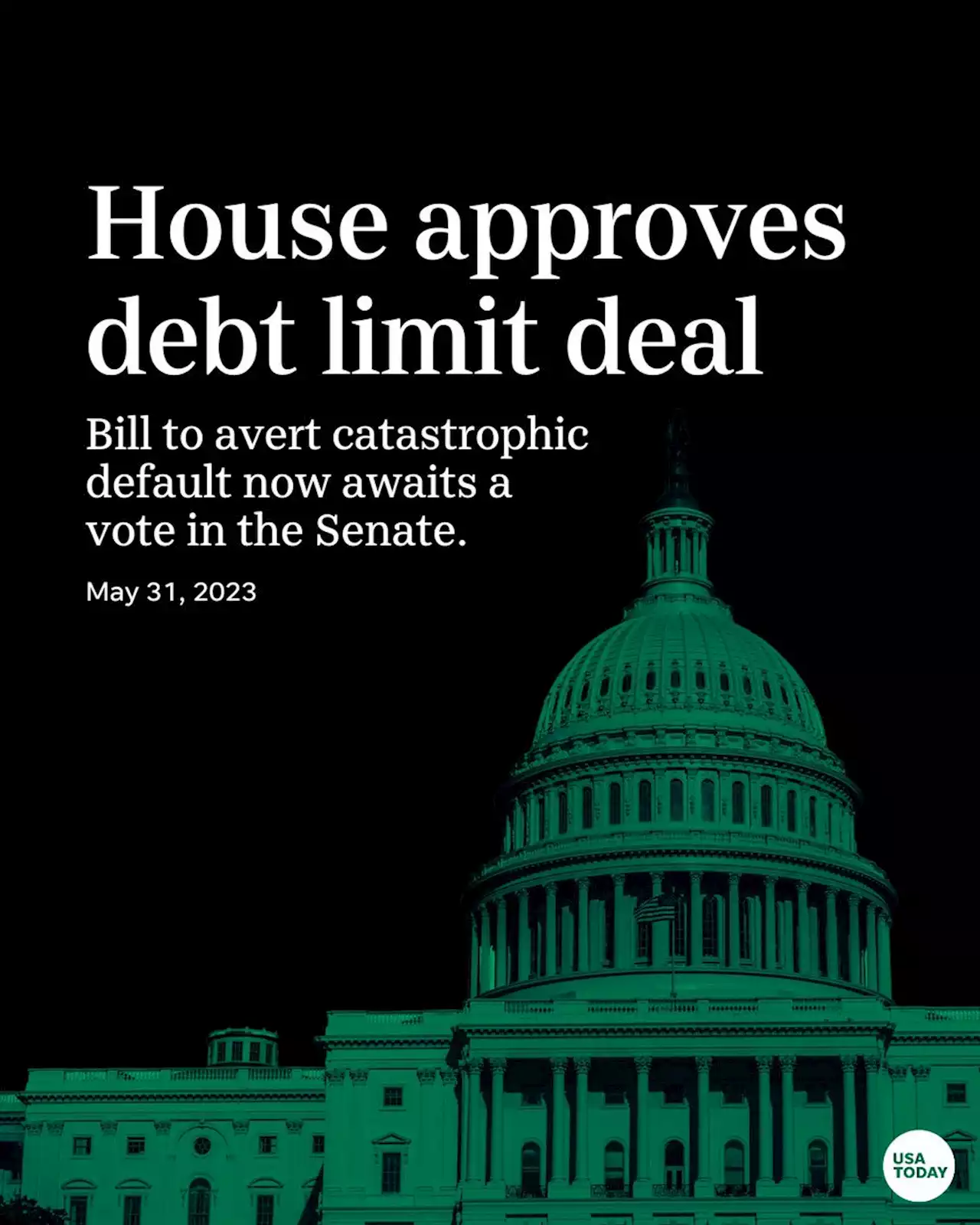 House approves debt limit deal, sending bill to Senate as June 5 default looms