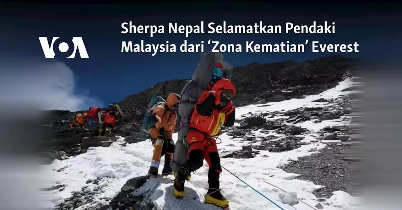 Sherpa Nepal Selamatkan Pendaki Malaysia dari ‘Zona Kematian’ Everest