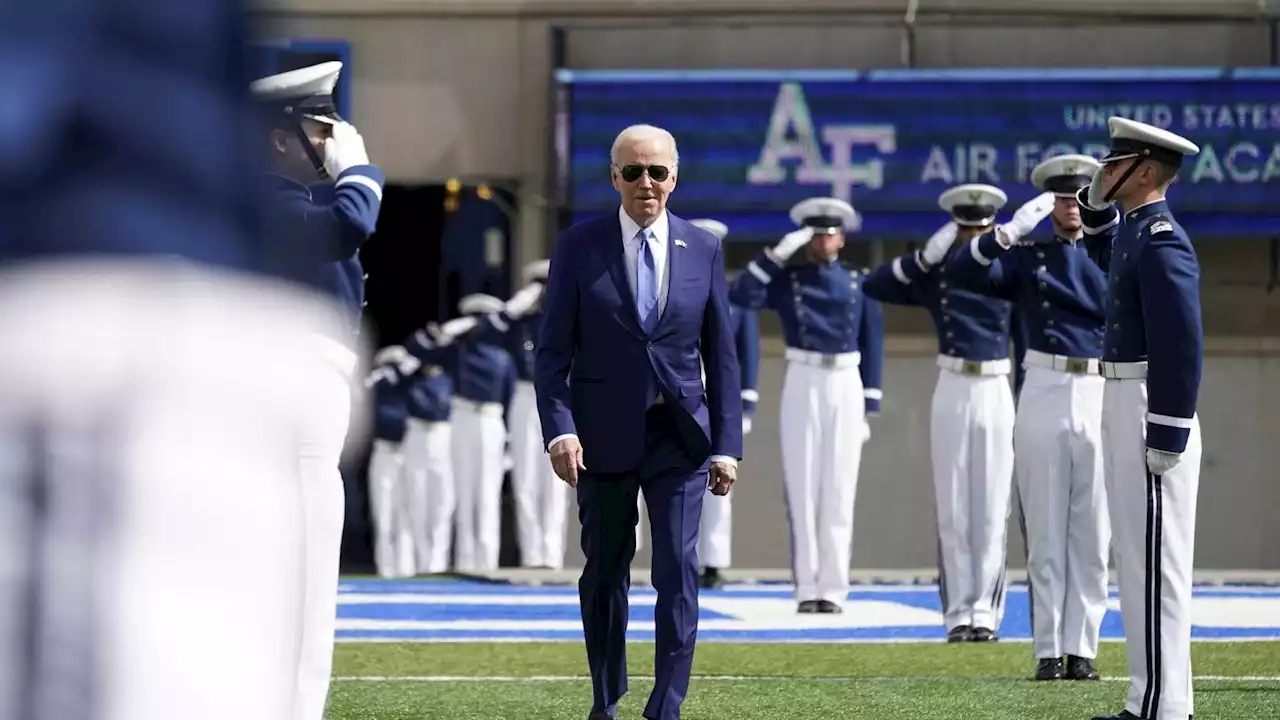 Biden tells US Air Force Academy graduates their leadership needed in increasingly confusing world