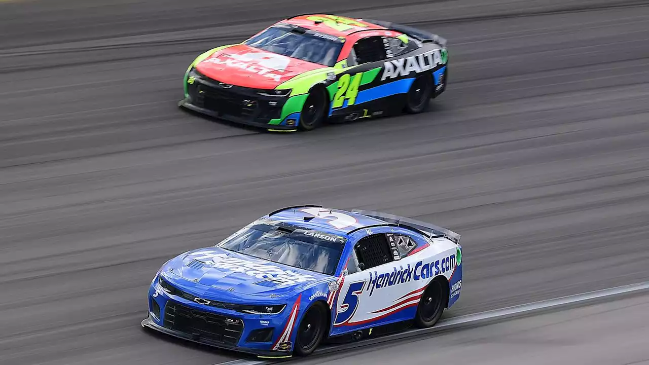 NASCAR betting, odds: Can anyone catch Hendrick Motorsports' Kyle Larson and William Byron at Gateway?