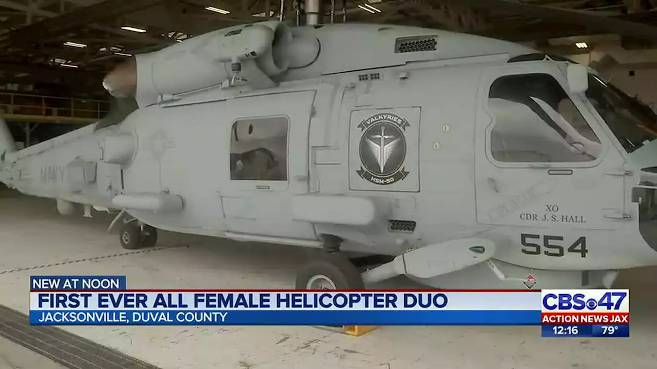 Naval Station Mayport’s presents first ever all female helicopter duo