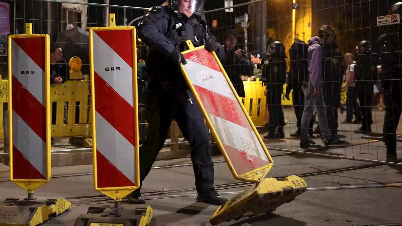 Ausschreitungen bei Protesten gegen Verurteilung von Lina E.