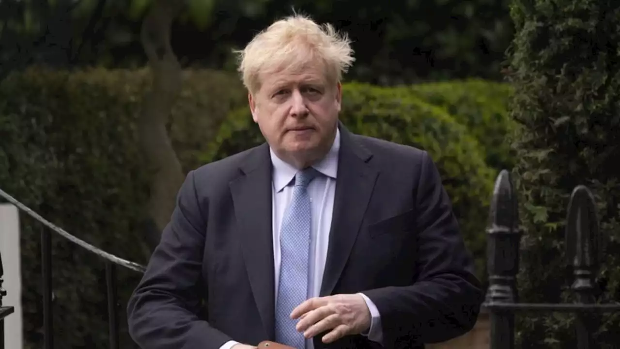 Former UK PM Boris Johnson stands down from parliament