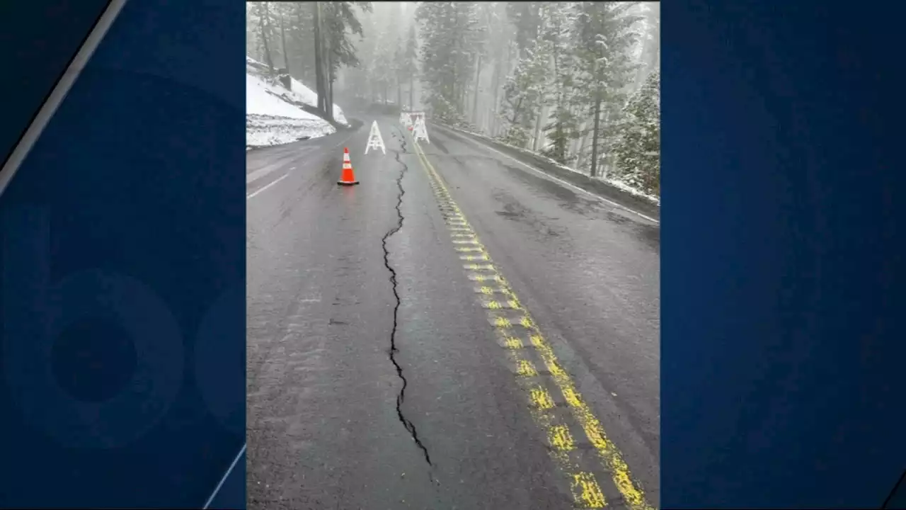 Major highway for Yosemite Park reopens after massive crack in roadway repaired