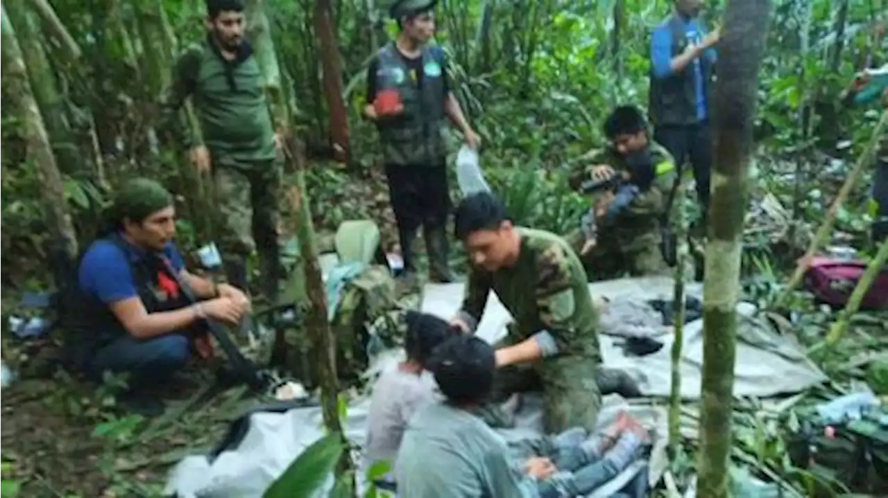 Se recuperan los cuatro niños que pasaron 40 días perdidos en una selva de Colombia