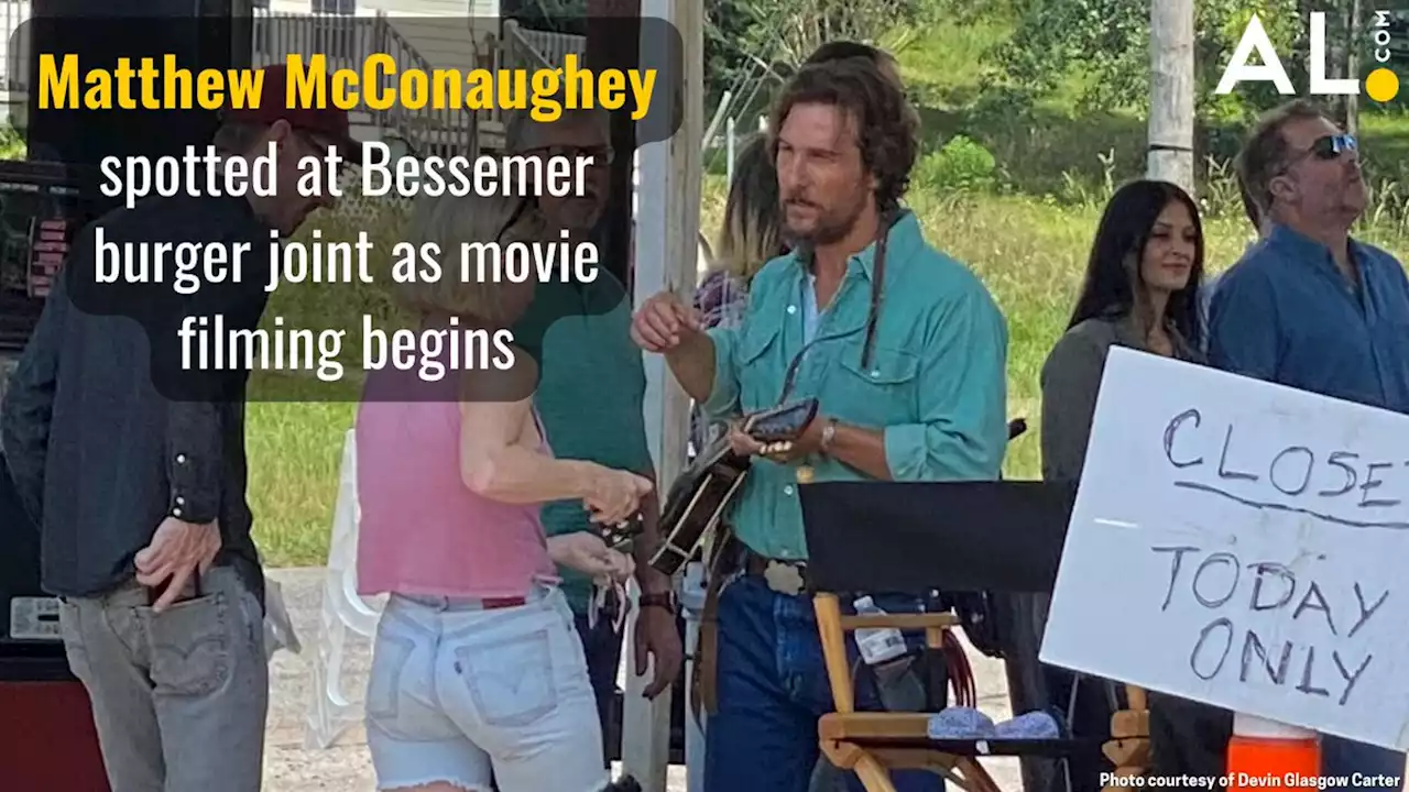 Matthew McConaughey spotted at burger joint in Alabama as movie filming begins